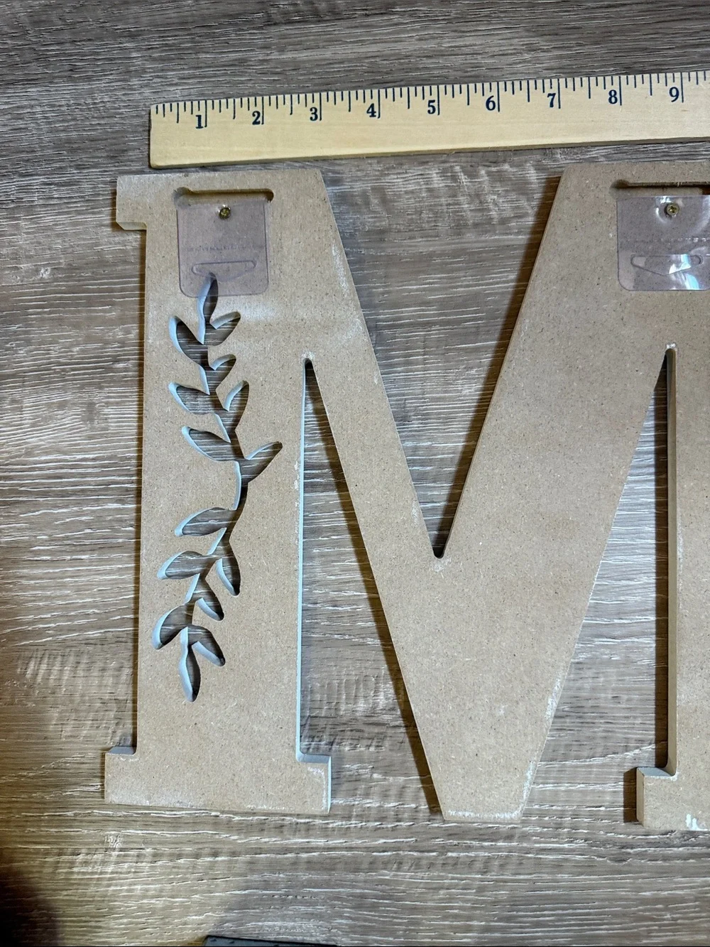 Letter M - set of 3. Decorative Wall Letters. M - Home Wall Decor